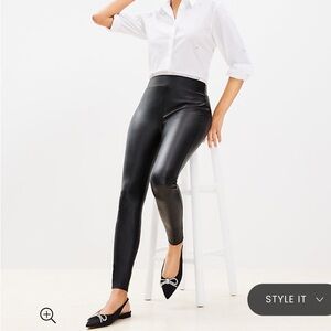 Loft Faux Leather Legging